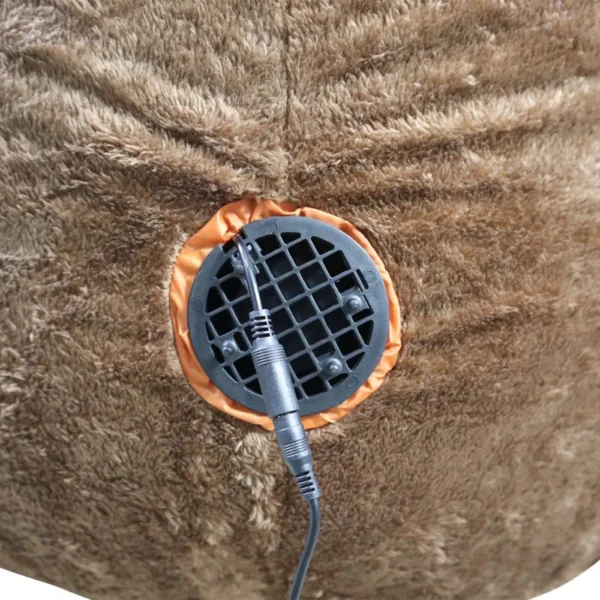 Rena Inflável Sentada De Pelúcia 3led Bivolt 2,44m - 5