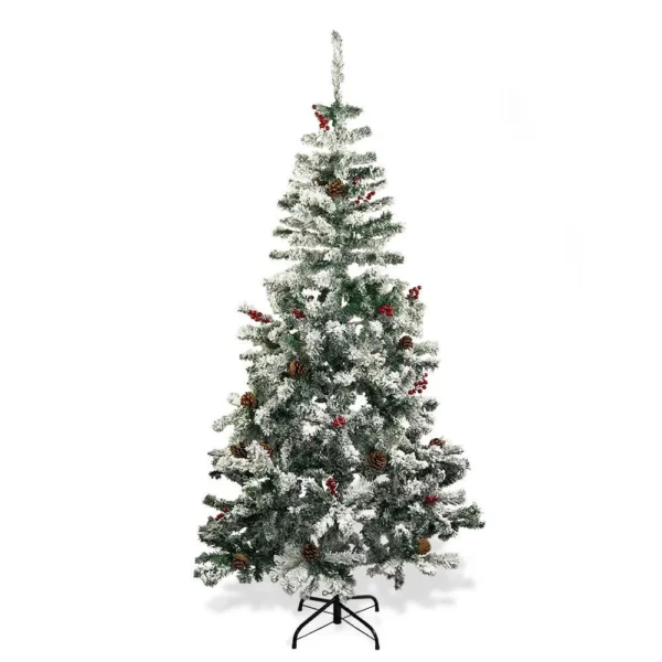 NTY86180-2 Arvore De Natal 1,80m Luxo Verde 611 Galhos Pinheiro Favorito - 2