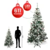 NTY86180-3 Arvore De Natal 1,80m Luxo Verde 611 Galhos Pinheiro Favorito - 3