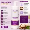 PFI300555-2 Creme Para Pentear Tratamento Intenso Profissional 1 Litro - 2