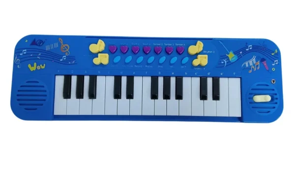 PIA25014-AZ-1 Kit Teclado Musical Infantil com Microfone - 2