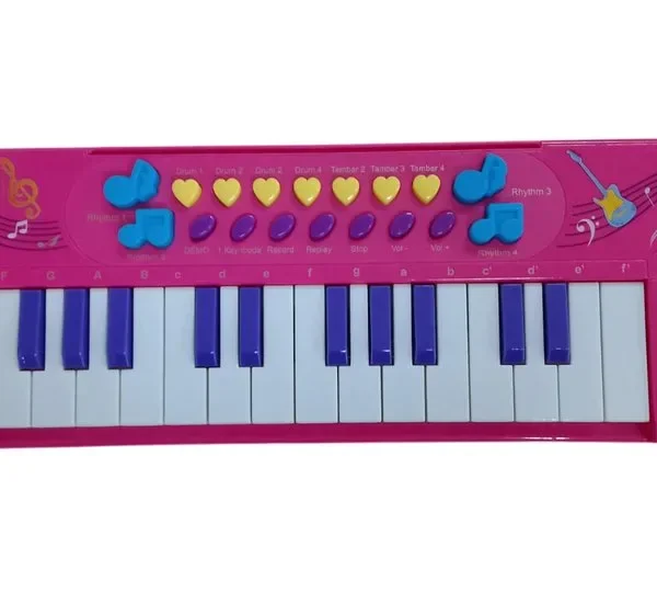 PIA25014-RS-1 Kit Teclado Musical Infantil com Microfone