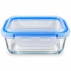 PTE-006-3 Pote Hermético Retangular de Vidro 640ml