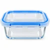 PTE-008-3 Pote Hermético Retangular de Vidro 370ml - 3