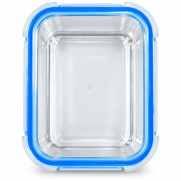 Pote Hermético Retangular de Vidro 1040ml - 4