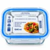 Pote Hermético Retangular de Vidro 1040ml - 5