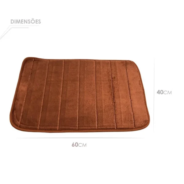 Tapete Soft para Banheiro Antiderrapante 40x60cm - 8