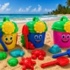 RB10-3 Kit Balde Regador Infantil Praia com Acessórios 8 Peças - 3