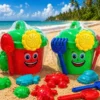 RB10-4 Kit Balde Regador Infantil Praia com Acessórios 8 Peças - 4