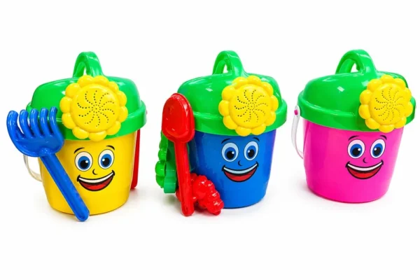 RB10-6 Kit Balde Regador Infantil Praia com Acessórios 8 Peças - 6