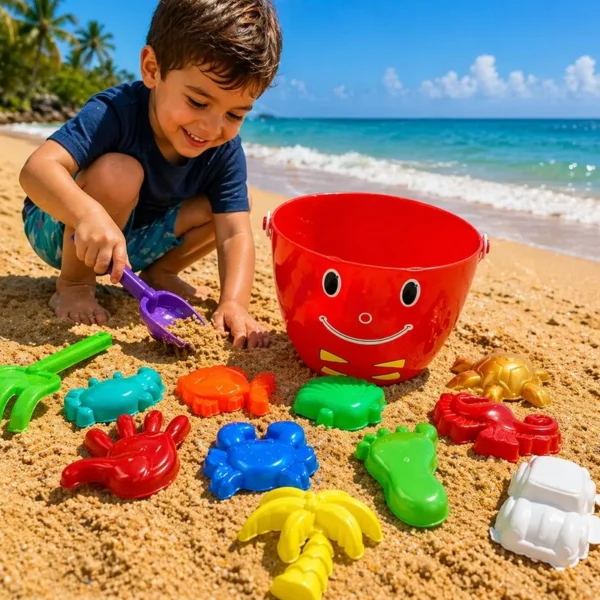 RB11-1 Balde Infantil de Praia 13 peças