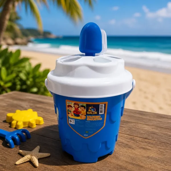 RB27-1 Kit Castelo Balde Praia Infantil 11 Peças - Sortido