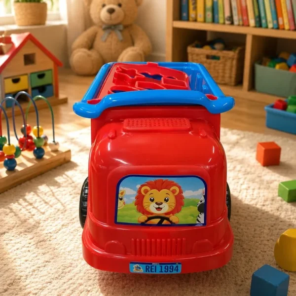 Kit Caçamba Infantil Didático Com Formas 7 Peças - Sortida