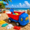 Caminhão infantil Areia 6 peças - sortido