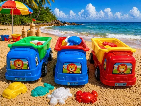 Caminhão infantil Areia 6 peças - sortido - 3