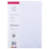 RF21C062-1 Refil Disko 50 Folhas Pautadas Grande G Caderno Disco Reposicionável Escolar