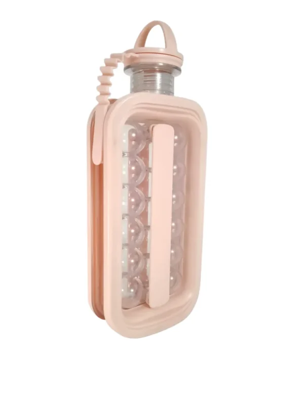 Forma Para Gelo Com 12 Esferas e Alça Para Transporte - Rosé - 2