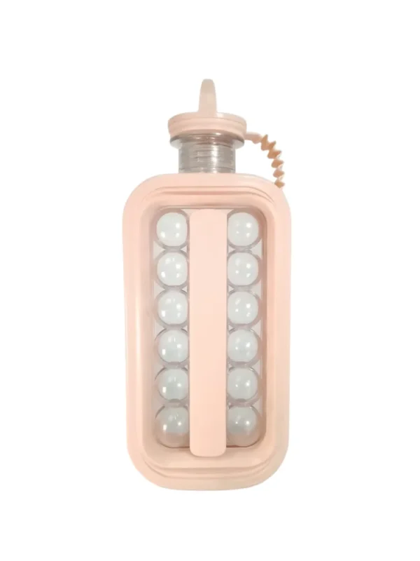 Forma Para Gelo Com 12 Esferas e Alça Para Transporte - Rosé - 3