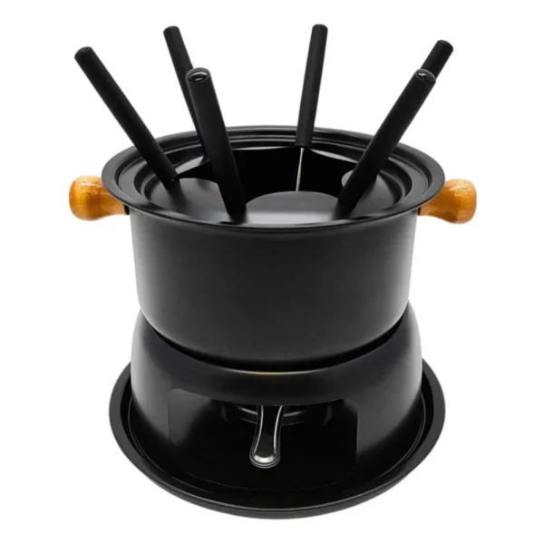 TRC0130-3 Conjunto De Fondue Para 6 Pessoas Com Garfos 11 Peças - Preta - 3