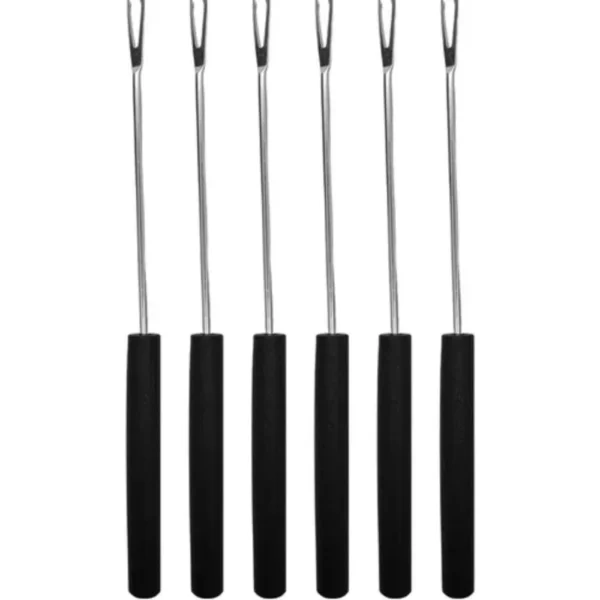 TRC0130-5 Conjunto De Fondue Para 6 Pessoas Com Garfos 11 Peças - Preta - 5
