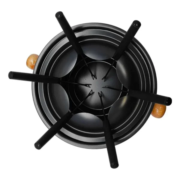 TRC0130-8 Conjunto De Fondue Para 6 Pessoas Com Garfos 11 Peças - Preta - 8