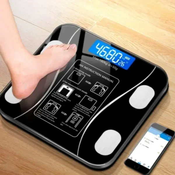 TRC0260-1 Balança Digital de Bioimpedância 140kg - Preta