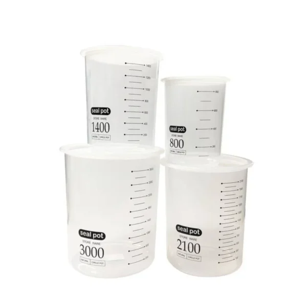 TRC0352-1 Kit Potes Herméticos Plástico Multiuso -4 peças