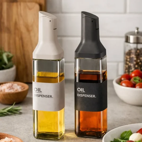 Galheteiro Vidro Quadrado 500 ML - Sortida