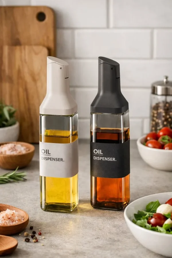 TRC0489-1 Galheteiro Vidro Quadrado 500 ML - Sortida