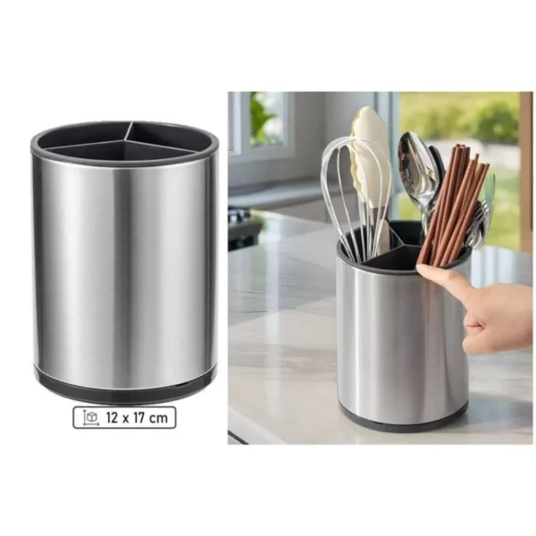 TRC0696-4 Porta Talher com Dreno - Inox - 4