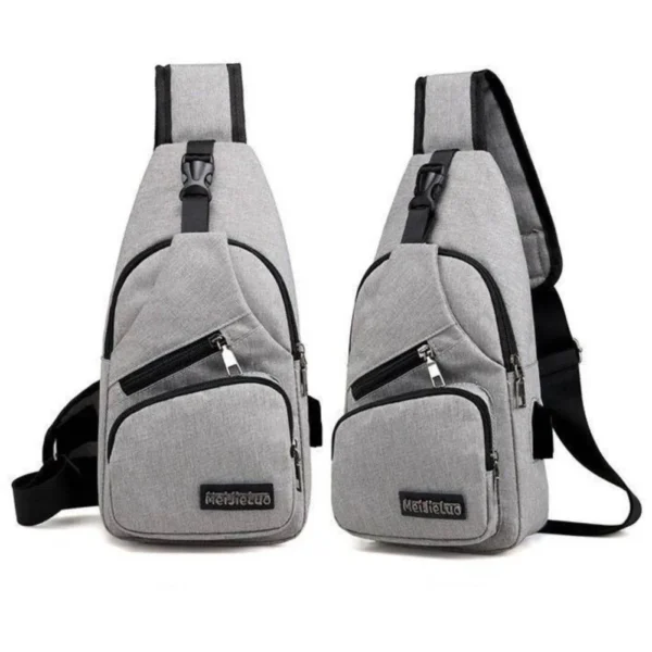 TRC0768-1 Bag Unissex Com Entrada Usb Sortida