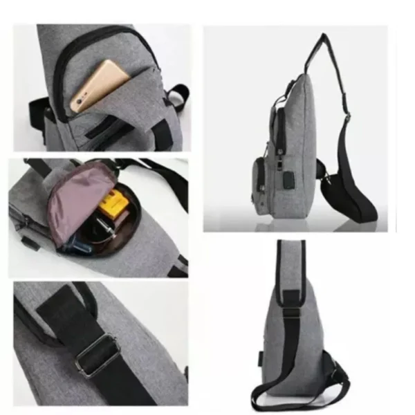 Bag Unissex Com Entrada Usb Sortida - 2