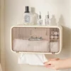 Organizador de Banheiro com Porta Papel - Creme
