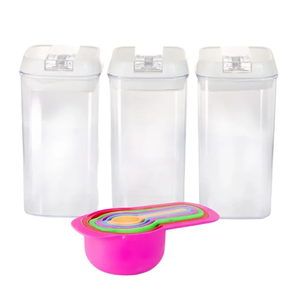 TRC0908-3 Kit 3 Potes Herméticos Multiuso 1200ML - 3
