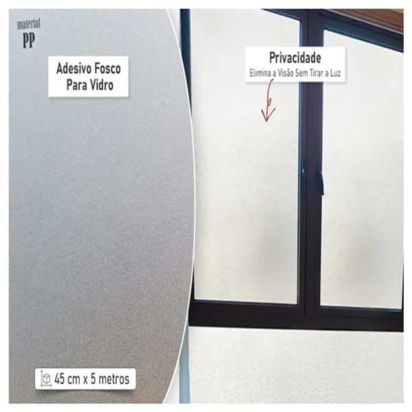 TRC1101-5 Rolo Autoadesivo Protetor Transparente Fosco 45cm x 5m - 5