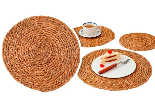 TRC1131-3 Descanso de Mesa Circular Rústico 38cm - 3