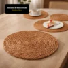 TRC1131-4 Descanso de Mesa Circular Rústico 38cm - 4