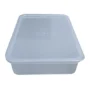 Conjunto 5 Potes Herméticos de Plástico Com Tampa - 5