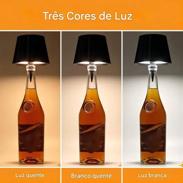 TRC1247-3 Mini Luminária Led - Preta - 3
