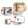 Kit 4 Potes Hermético de Plástico - 2