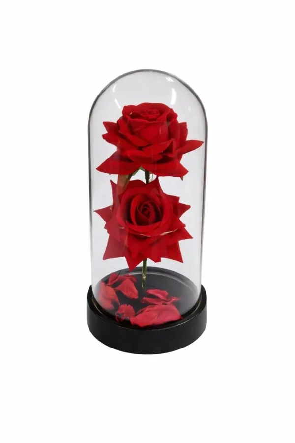 TRC1549-1 Luminária Rosa Decorativa em Cúpula