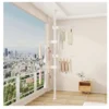 TRC8889-1 Cabideiro Vertical com 4 Braços Multiuso - Branco