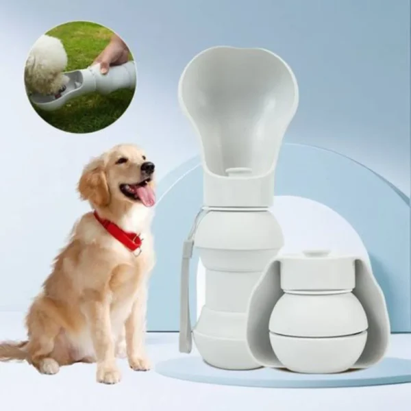 Bebedouro Portátil Para Pets Silicone - 4