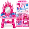 TUD0692-3 Camarim Castelo Infantil com Som, Luz e 20 Peças - Rosa - 3