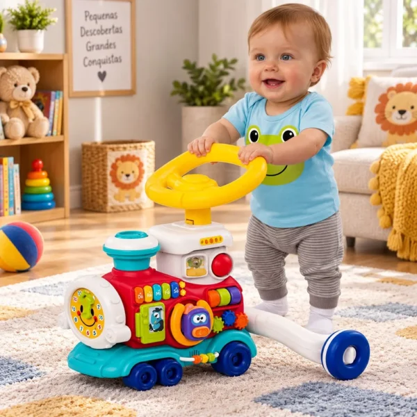 TUD0782-3 Andador Infantil Multiatividades Baby Trenzinho - 3