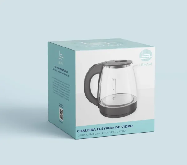 Chaleira Elétrica de Vidro 127V 1,8 Litros - 2