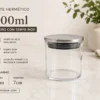 V1133.U04-2 Pote Borossilicato Hermético de Inox Redondo 200ml - 2