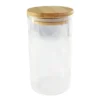 Pote para Mantimentos com Tampa de Bambu