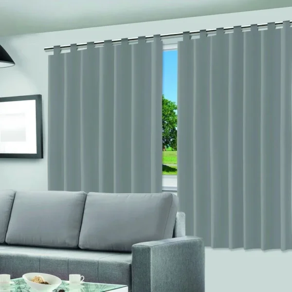 Cortina Blackout Película 280x240cm - Cinza - 2