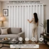 Cortina Black-out com ilhos 280x220 - Branca